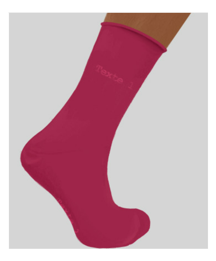 Chaussettes personnalisées paillettes -