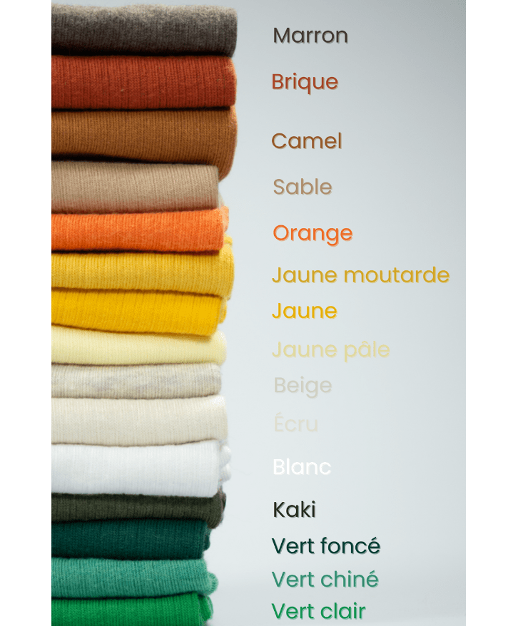 Semainier multicolore personnalisé