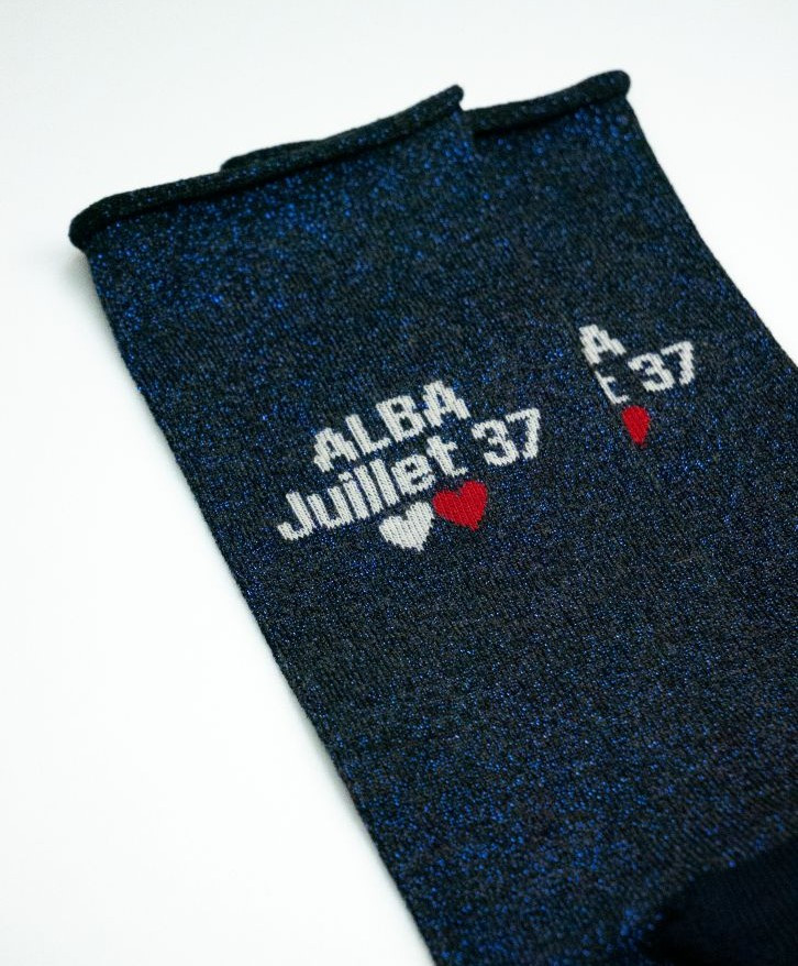 Chaussettes personnalisées paillettes