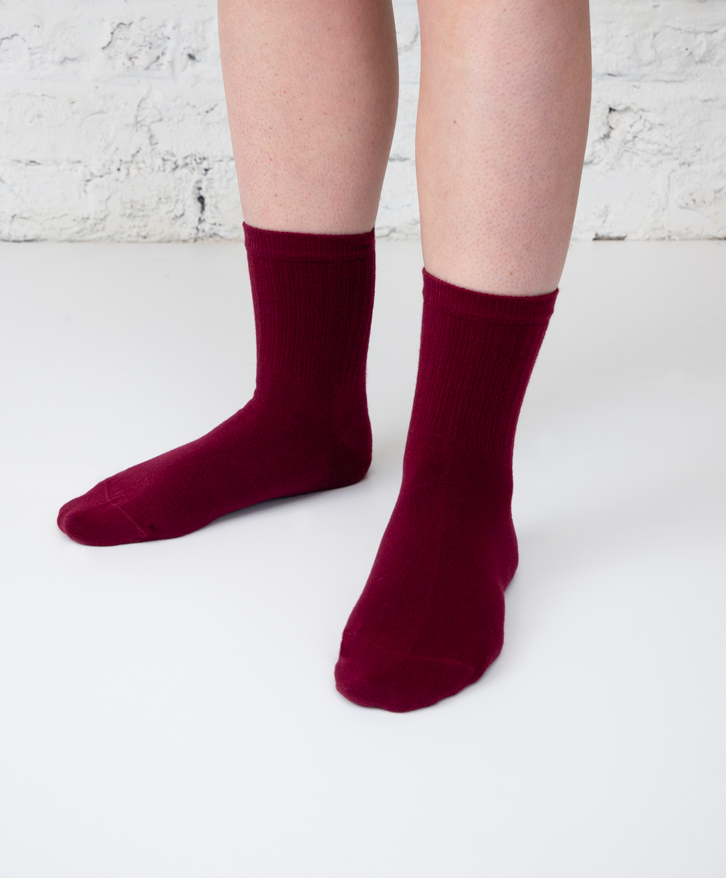 Chaussettes mi-hautes coton