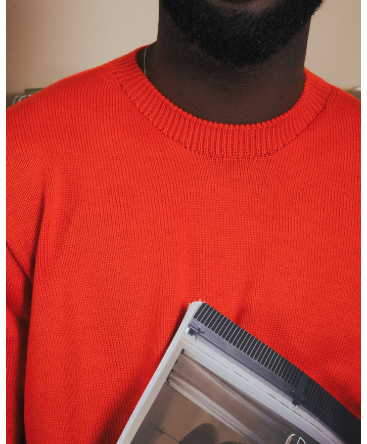Pull mérinos uni homme -