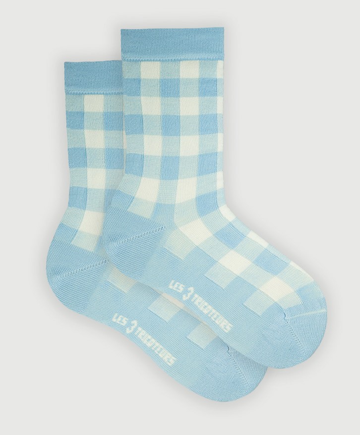 Chaussettes vichy -
