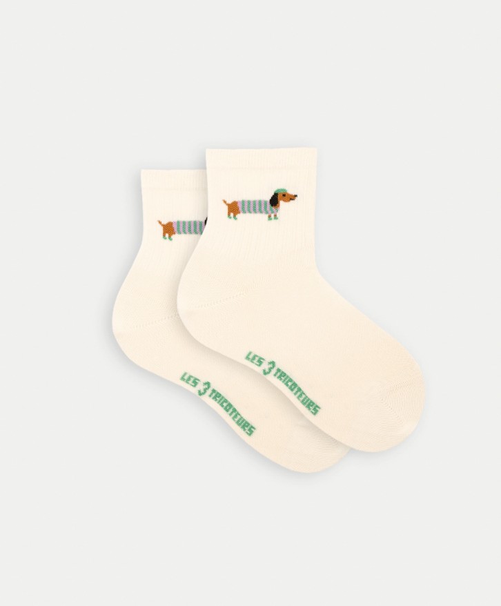 Chaussettes mi-hautes teckel