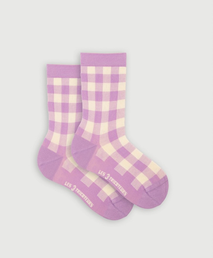 Chaussettes vichy -