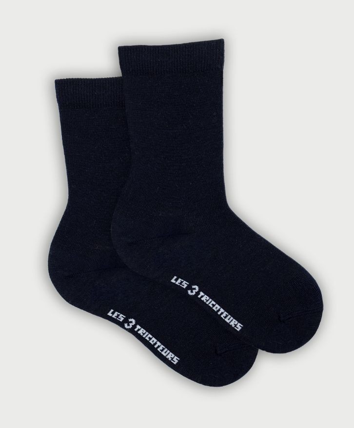 Chaussettes hautes en laine mérinos -